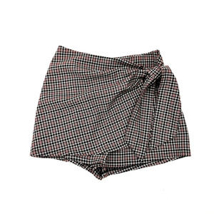 Abercrombie & Fitch Plaid Wrap Skort Mini Skirt with Shorts Academic SizeXS